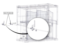 Sanitrax- T3 Locking Mechan SS