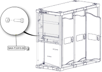 Sanitrax- T3 Locking Bolt/Nut