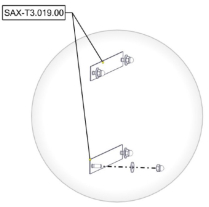 Sanitrax- T3 Paper Roll/Holder