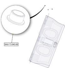 Sanitrax- T3 Door Bronz Set/3
