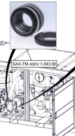 Sanitrax- 400V Seal Shaf 140MB