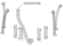 Sanitrax- 400V Hose Clamp St/3