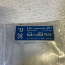 Sanitrax- 400V GFuse 3,15A 250