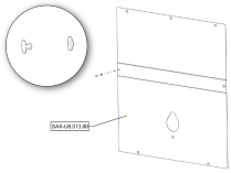 Sanitrax- U8 Plate Side Black
