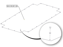 Sanitrax- W8 Plate Rf Ral 9010