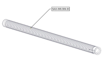 Sanitrax- W8 Vac Hose 1.60mx63
