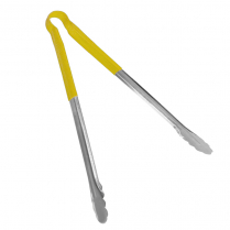 Kool Touch Tong Yellow Handle 9"