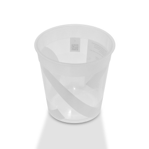 Scraegg Reusable Clear Production Cup (Marked)