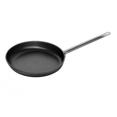AMT AL7 Frying Pans with Stainless Steel Handles, Induction and Non-Induction, 2-Sizes