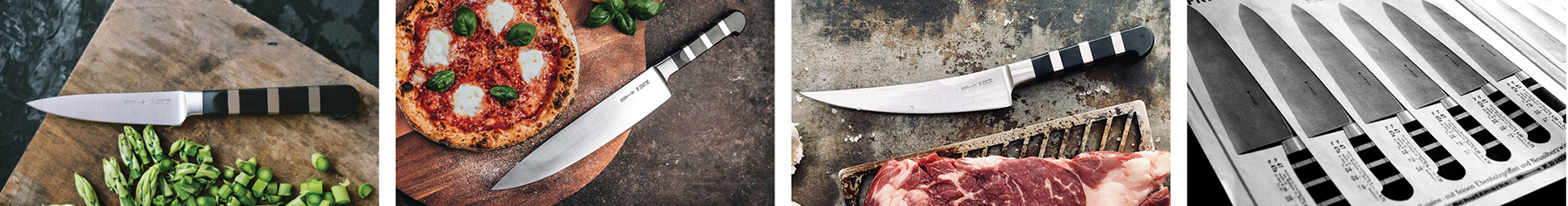 FDick 1905 series knives displayed in an image collage banner