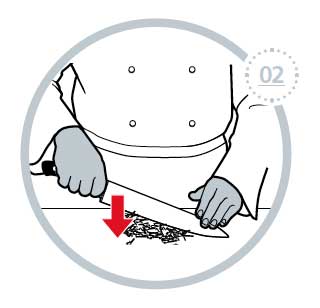 FDick cutting instructions diagram image 2