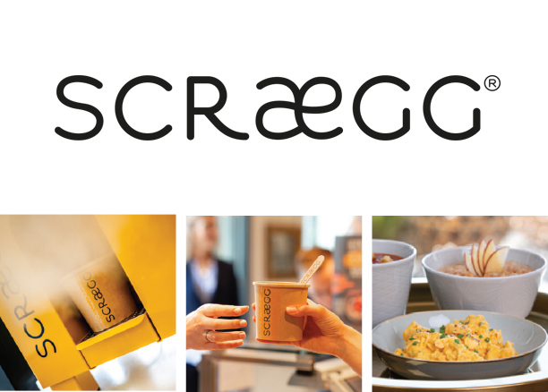 SCRAEGG main product banner for mobile display