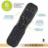 GE - UltraPro 6 in 1 Universal Remote Control with Bluetooth Programmable