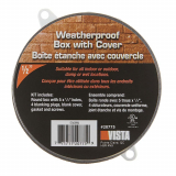 BOITE ETANCHE RONDE 4" 5 TROUS -BLANC