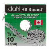 FEUILLARD GALVANISE 3/4" X 10 PIEDS