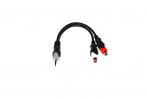 1/8 STEREO TO 2 RCA FEM.