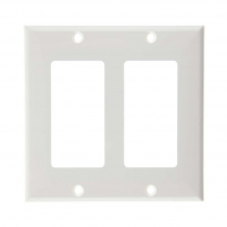 PLAQUE DECORA DOUBLE BLANCHE