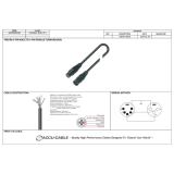 DMX 3-PIN MALE TO 5-PIN FEMALE ADAPTER
