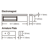 ELECTRO-AIMANT 1200LBS