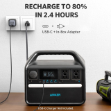 Anker 535 Portable Power Station 512Wh Capacity Open Box