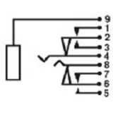 vs PRISE 1/4" STEREO 2 N.C  2 N.O.CHASSIS