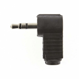 FICHE 1/8(3.5MM)STEREO MALE 90 DEG.PLAST