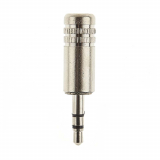 FICHE 1/8" STEREO METAL MALE