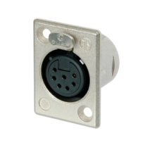 CONNECTEUR NEUTRIK  XLR7 FEMELLE &mdash; FORMAT CH&Acirc;SSIS / R&Eacute;CEPTACLE