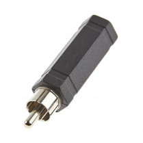 ADAPTATEUR 1/4" MONO FEM, RCA MALE