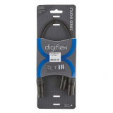 DIGIFLEX   XLR/F A 2 X XLR/M - 1 PIED Y