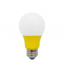 A19 5W YELLOW 120V MEDIUM BASE