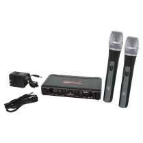 PROFESSIONAL DUAL-CHANNEL WIRELESS MICROPHONE SYSTEM – GALAXY AUDIO EDXR-HH38