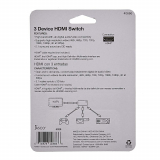 SELECTEUR HDMI 3x1 V2.0 4K