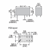 Relay LOVATO 120VAC 8A 2 Contacts