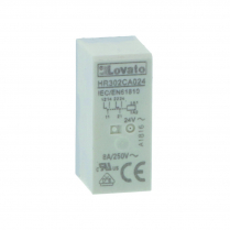 RELAIS LOVATO 12VDC 8A 2 CONTACTS