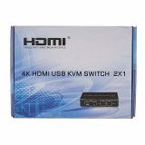 KVM SWITCH 2 PORT HDMI 4K / USB