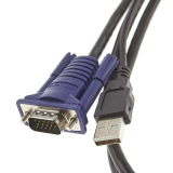 KVM SWITCH 4 PORT VGA/USB AVEC CABLES