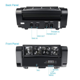 MOVING HEAD MINI SPIDER LED 8X3W RGBW DMX - BIG DIPPER LM30A
