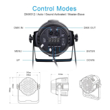 ÉCLAIRAGE DE SCÈNE PAR LED 54X3W RGB DMX - LPC007