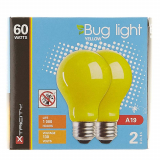 AMPOULE JAUNE ANTI-INSECTE 60W