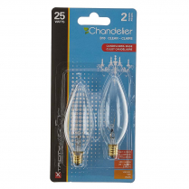 AMPOULE CHANDELLE 25W B10 CLAIR