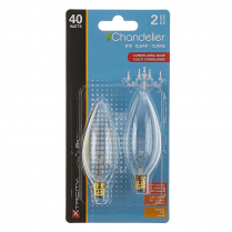 AMPOULE CHANDELLE 40W B10 CLAIR