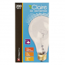 disc AMPOULE UTILITE A23 CLAIRE 200W