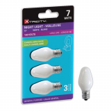 disc AMPOULE VEILLEUSE 7W C7 BLANC