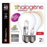 A19 CLAIRE HALOGENE 29W = 40W