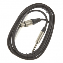 XLRF - FICHE MALE STEREO 1/4" - 10 PIEDS