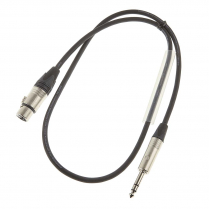 XLRF - FICHE MALE STEREO 1/4" - 3 PIEDS