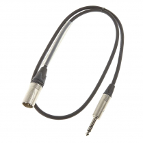 XLRM - FICHE MALE STEREO 1/4" - 3 PIEDS