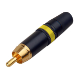 NEUTRIK GROUP (REAN) FICHE RCA M&Acirc;LE PLAQU&Eacute;E OR MULTICOLORE