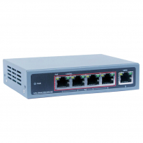 SPEEDEX 5 RJ-45 10/100/1000M PORTS WITH 4 PoE PORTS /UL listed 60W power adapter